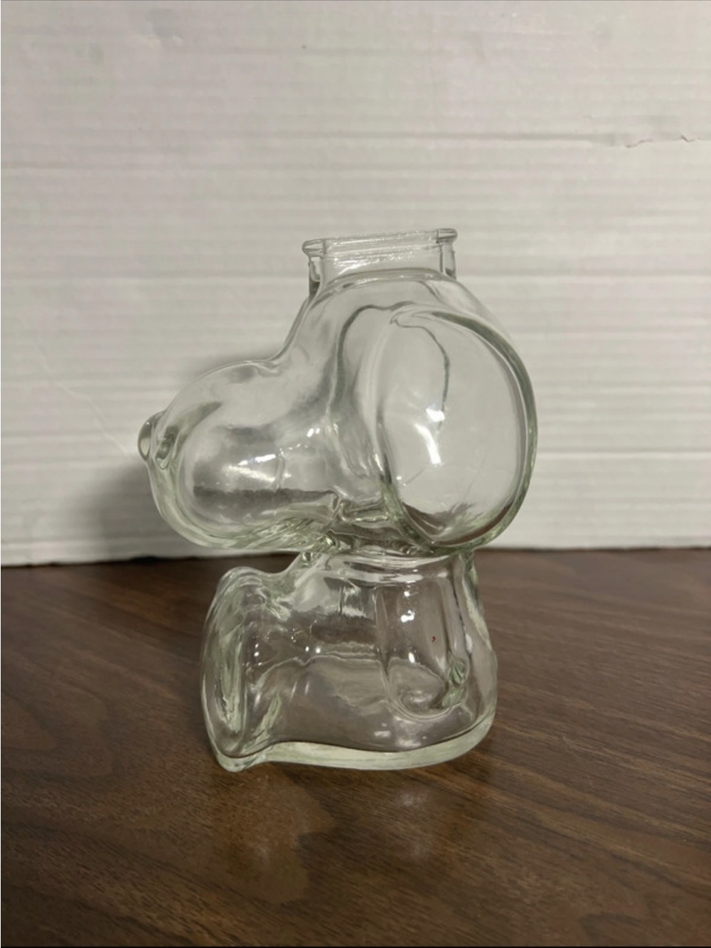 Vintage -Rare - Snoopy-Glass Bank